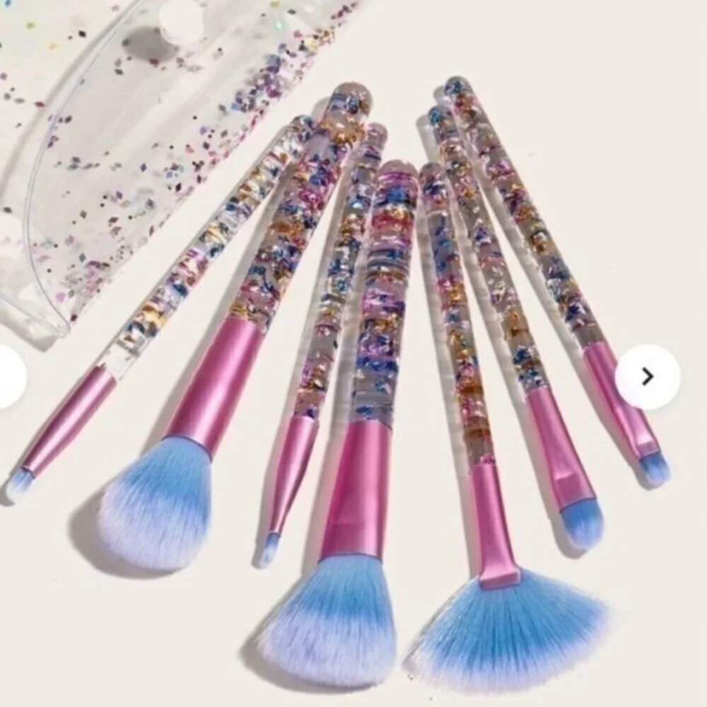 New 7 piece makeup  brush set